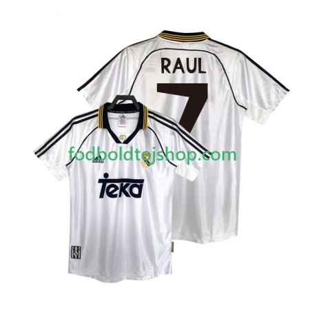 Real Madrid RAUL 7 2000 Retro Hjemme trøje 1998 S/S